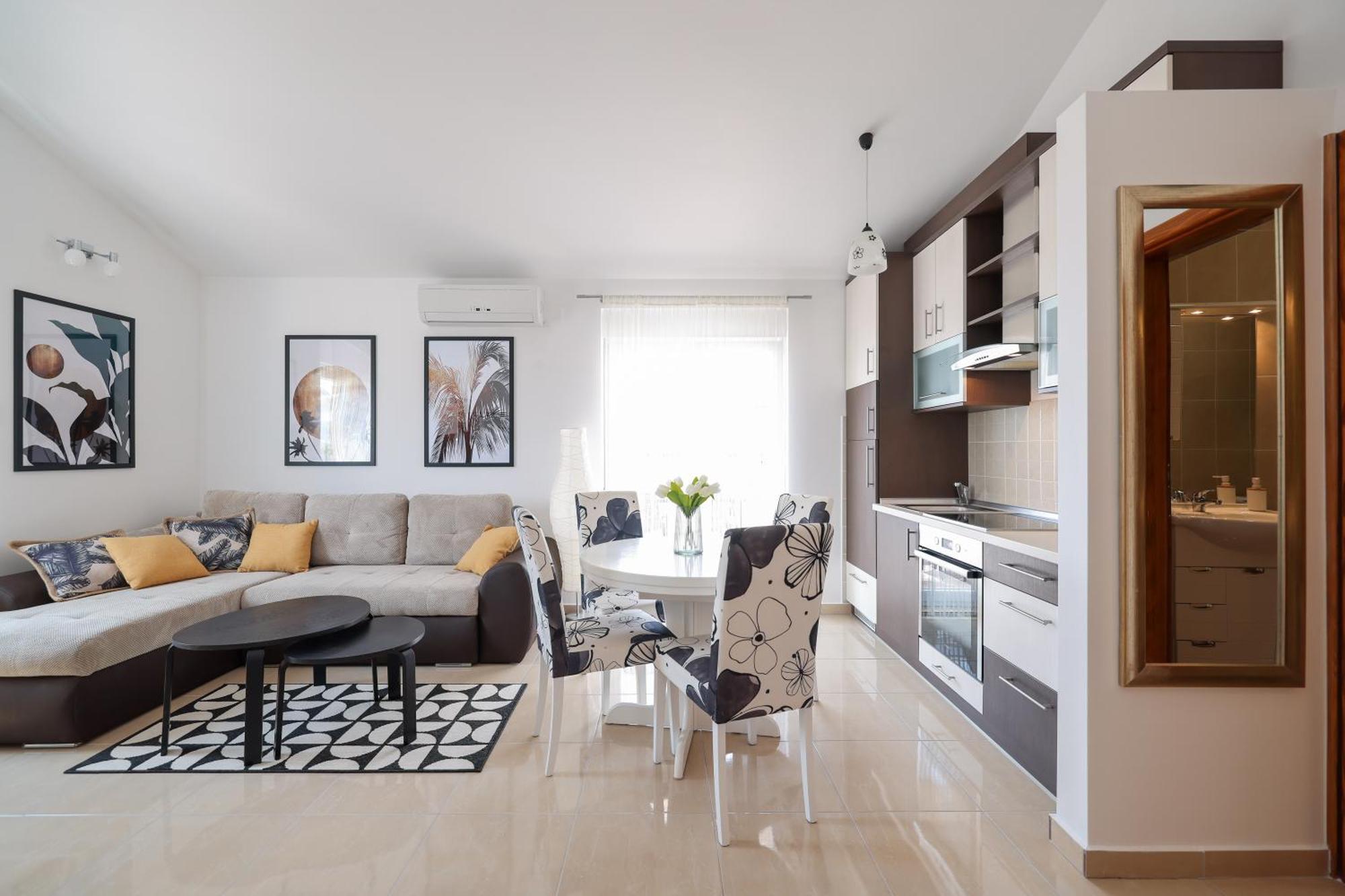 Chill 4 Real Sea View Mandre Apartment Exterior photo